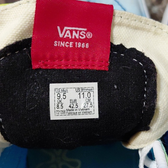 Vans Sk8 Hi Spongebob Imaginaaation Rainbow Mens 9.5 & Womens 11 High Top Shoes - Picture 11 of 13